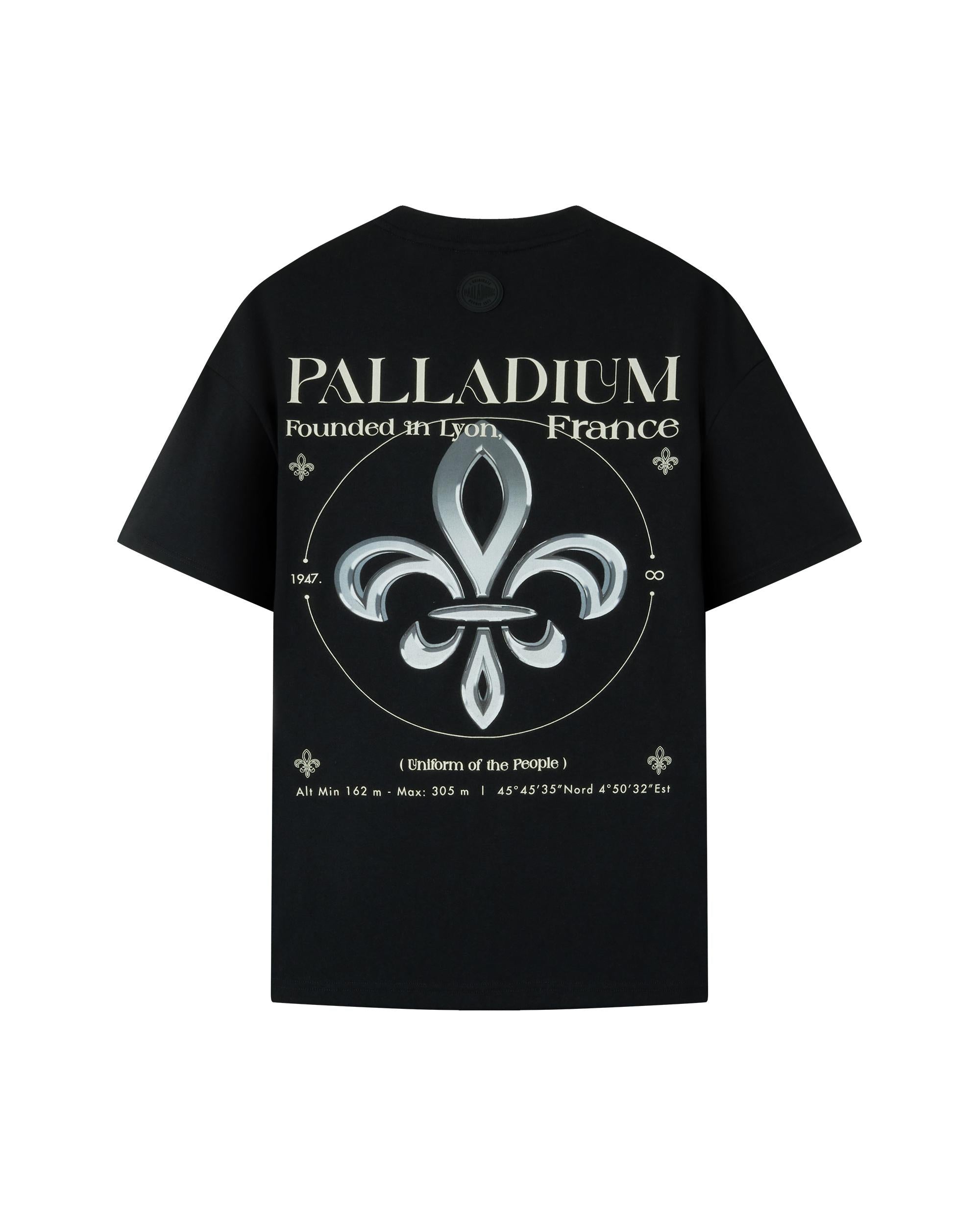109731-032 | MEN'S PALLADIUM LOGO LOOSE FIT COTTON T-SHIRT | TAP SHOE