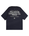 109732-032 | MEN'S PALLADIUM LOGO LOOSE FIT COTTON T-SHIRT | TAP SHOE