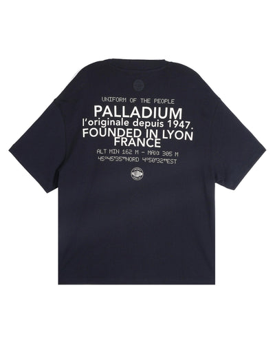 109732-032 | MEN'S PALLADIUM LOGO LOOSE FIT COTTON T-SHIRT | TAP SHOE