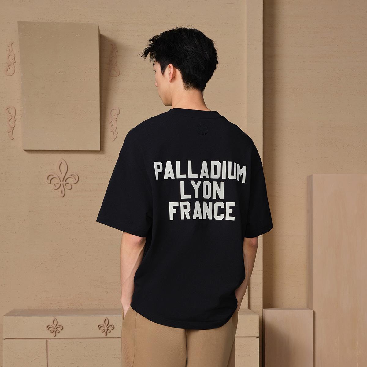 109735-032 | MEN'S VINTAGE PALLADIUM LOGO LOOSE FIT COTTON T-SH | TAP SHOE