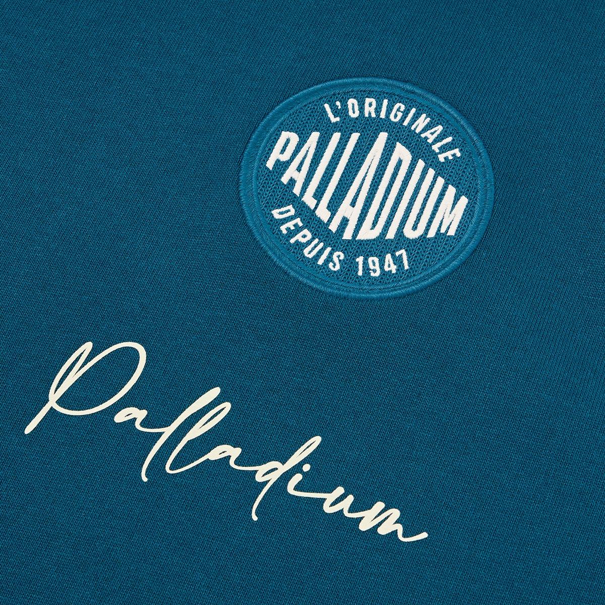 109735-469 | MEN'S VINTAGE PALLADIUM LOGO LOOSE FIT COTTON T-SH | LEGION BLUE