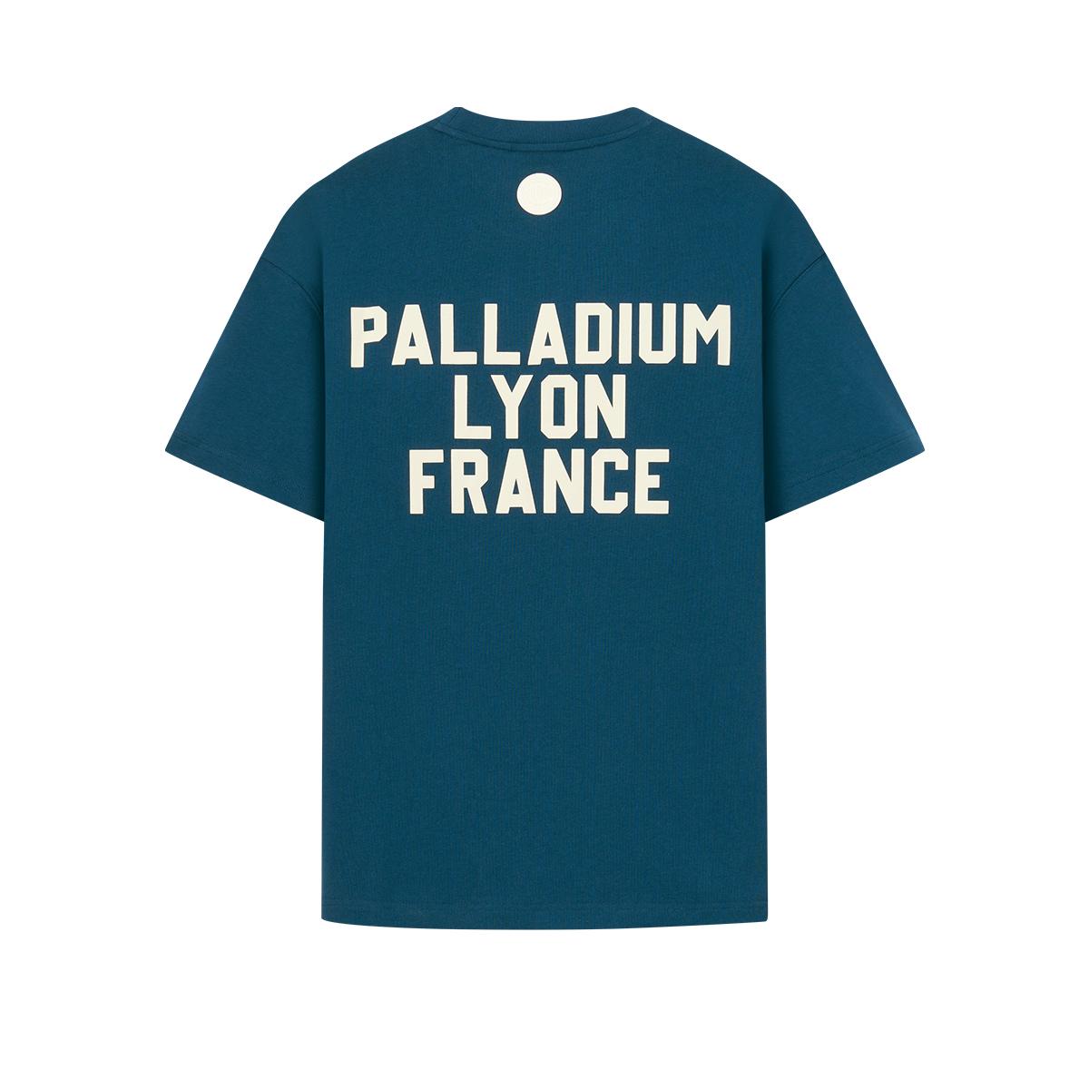 109735-469 | MEN'S VINTAGE PALLADIUM LOGO LOOSE FIT COTTON T-SH | LEGION BLUE