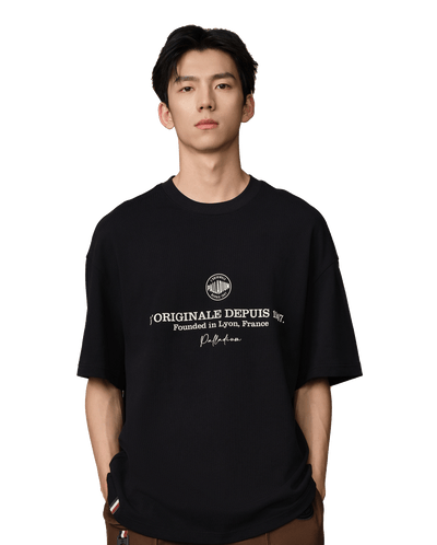 109815-032 | MEN'S PALLADIUM LOGO LOOSE FIT COTTON T-SHIRT | TAP SHOE