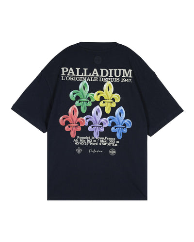 109815-032 | MEN'S PALLADIUM LOGO LOOSE FIT COTTON T-SHIRT | TAP SHOE