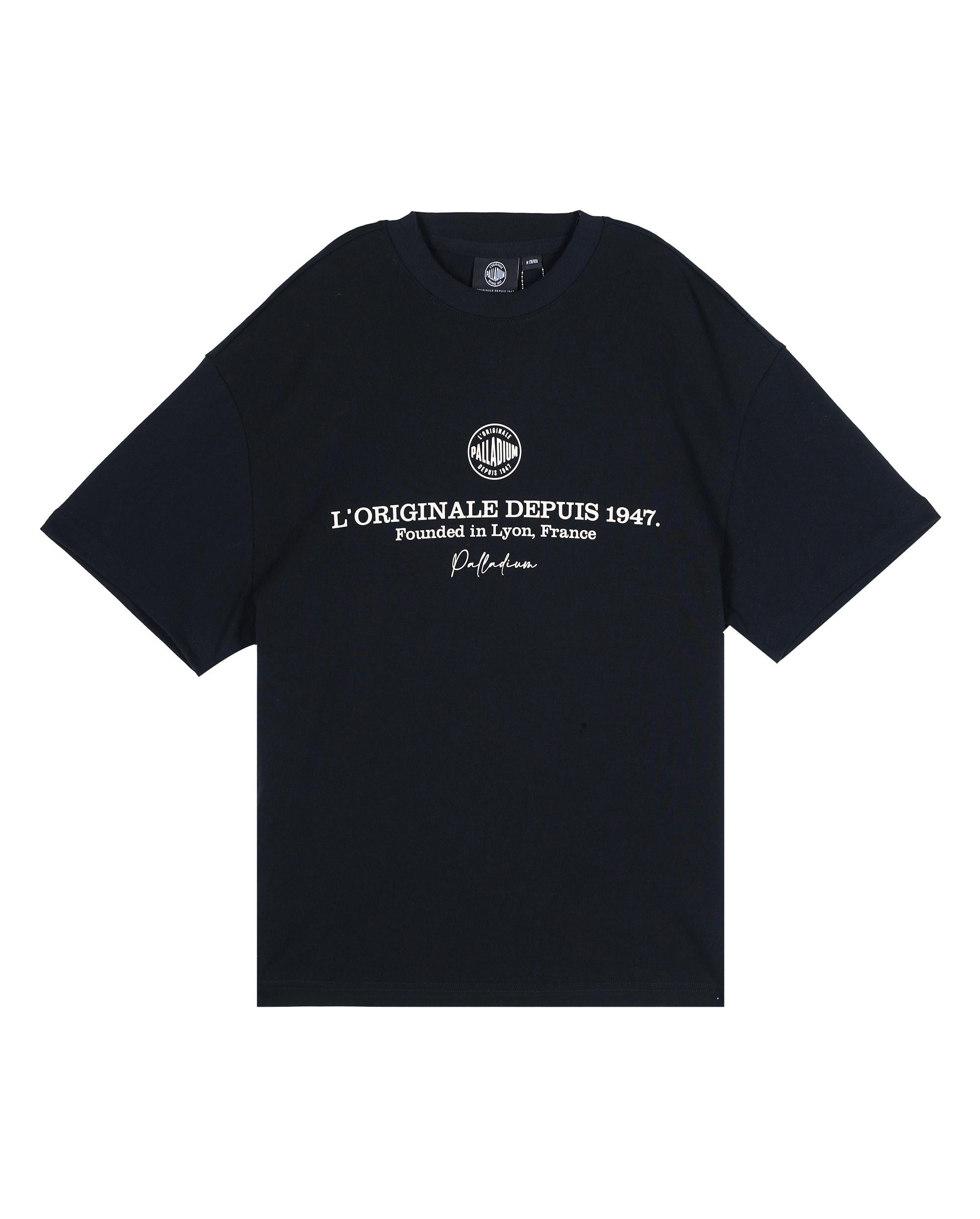 109815-032 | MEN'S PALLADIUM LOGO LOOSE FIT COTTON T-SHIRT | TAP SHOE