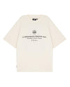 109815-232 | MEN'S PALLADIUM LOGO LOOSE FIT COTTON T-SHIRT | VANILLA ICE