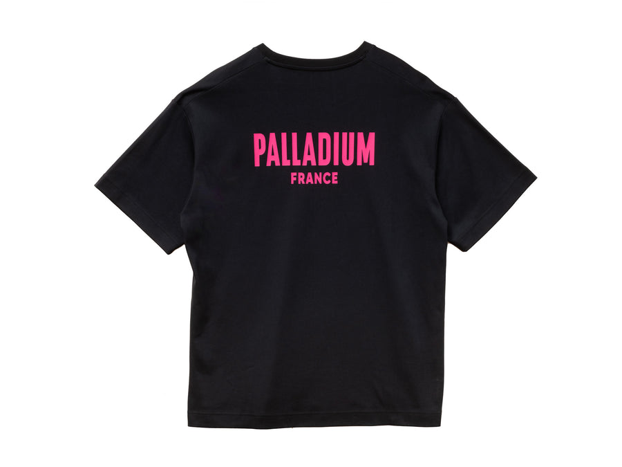 1710934-008 | UNISEX PALLADIUM FRANCE LOGO COTTON T-SHIRT | BLACK