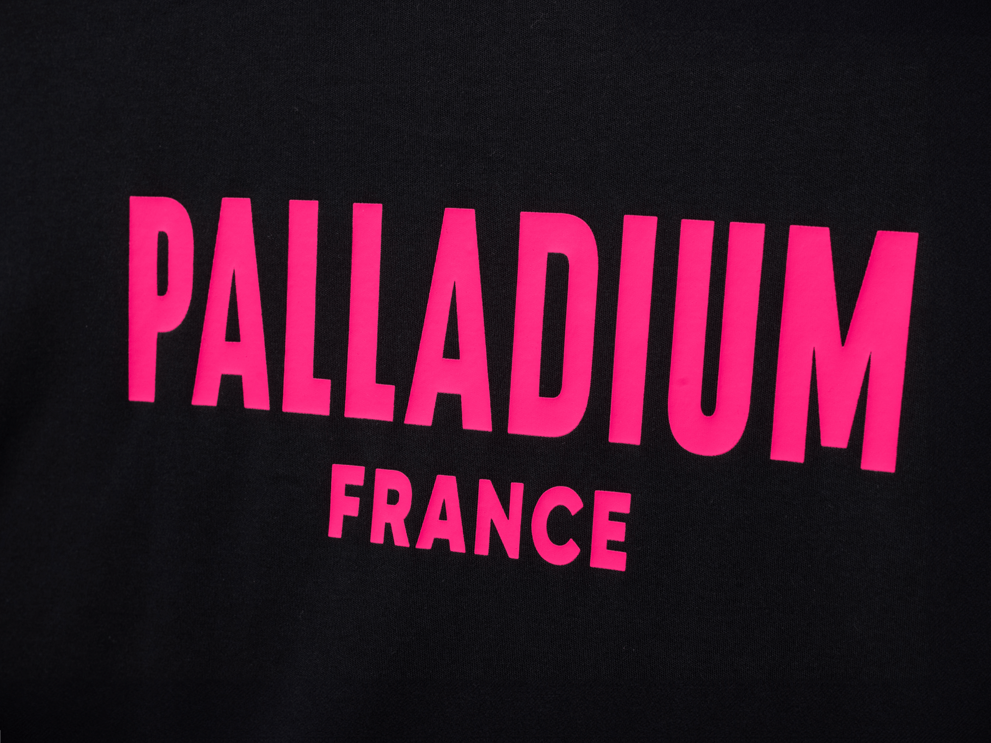 1710934-008 | UNISEX PALLADIUM FRANCE LOGO COTTON T-SHIRT | BLACK