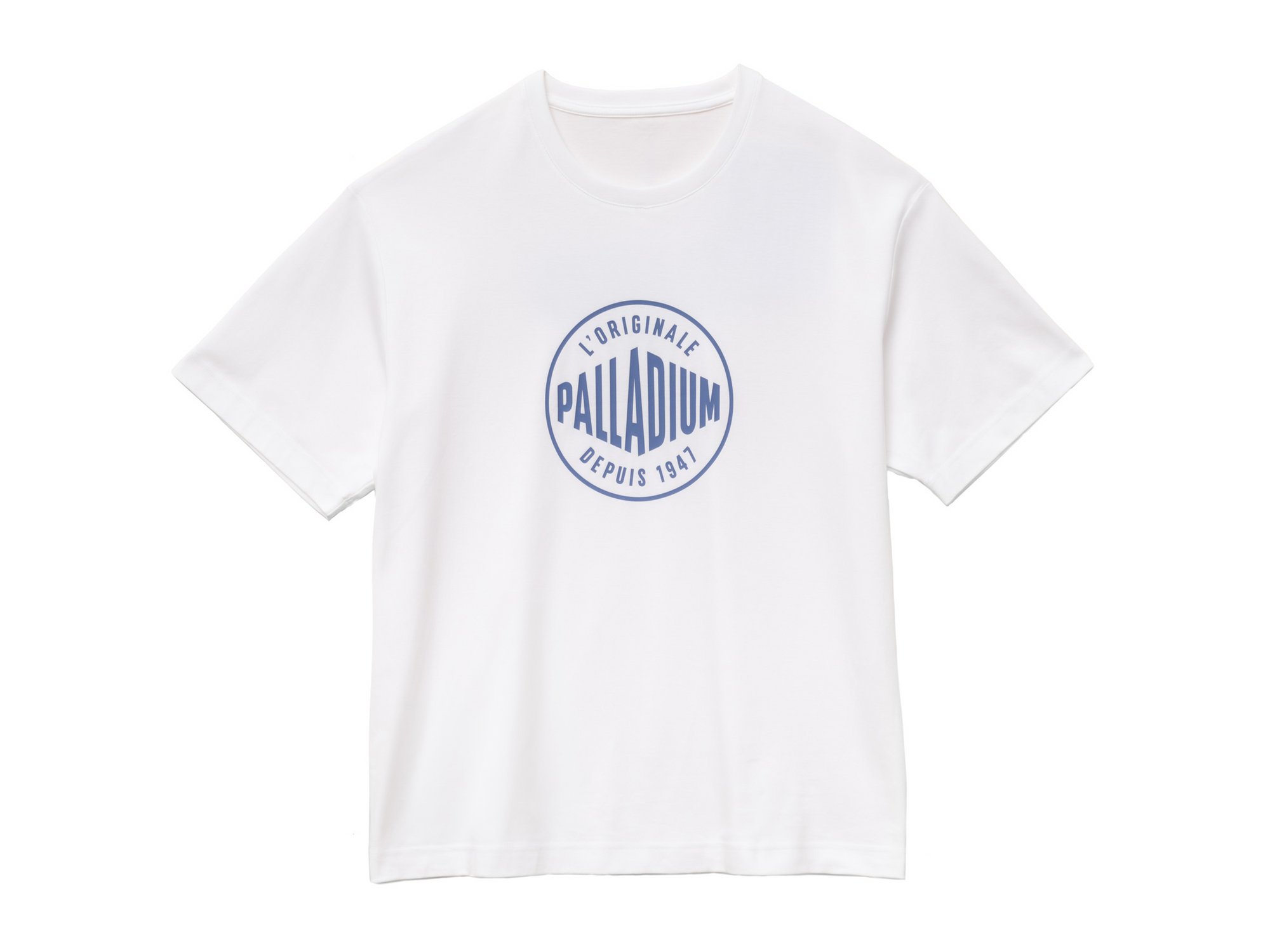 1710934-116 | UNISEX PALLADIUM FRANCE LOGO COTTON T-SHIRT | STAR WHITE