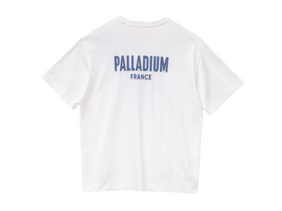 1710934-116 | UNISEX PALLADIUM FRANCE LOGO COTTON T-SHIRT | STAR WHITE