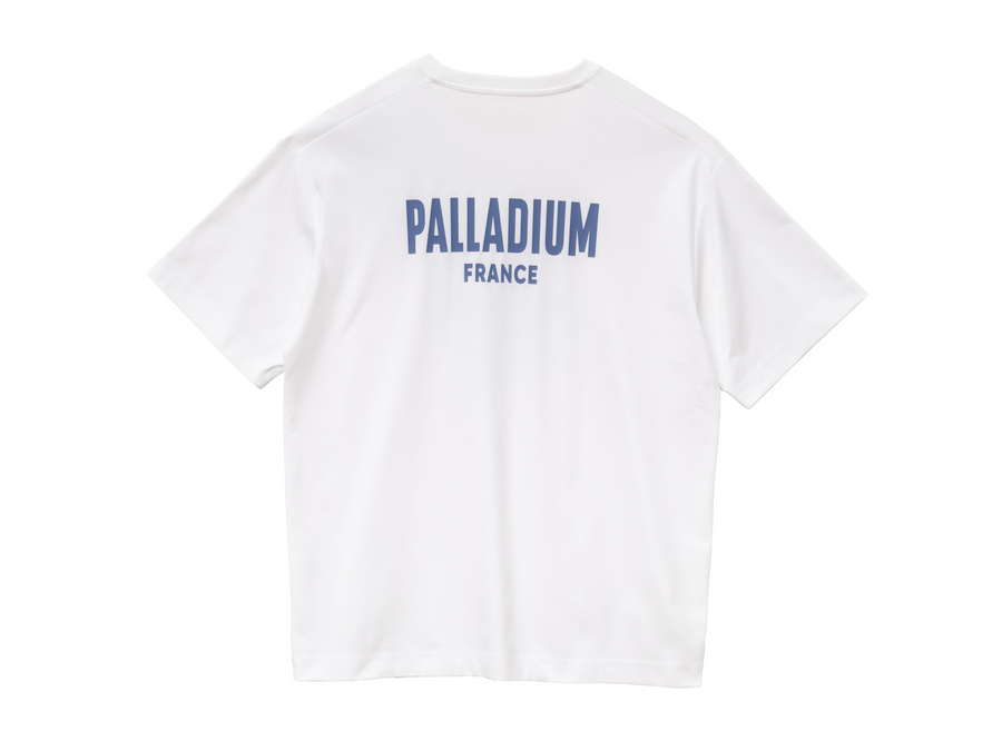 1710934-116 | UNISEX PALLADIUM FRANCE LOGO COTTON T-SHIRT | STAR WHITE