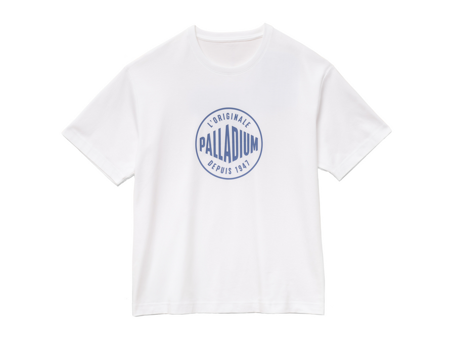 1710934-116 | UNISEX PALLADIUM FRANCE LOGO COTTON T-SHIRT | STAR WHITE