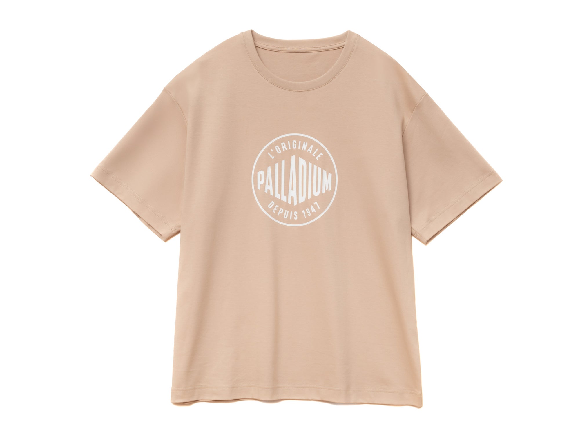 1710934-277 | UNISEX PALLADIUM FRANCE LOGO COTTON T-SHIRT | CUBAN SAND