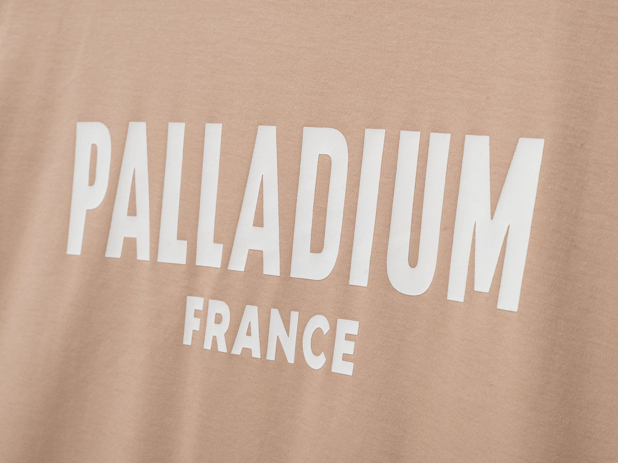 1710934-277 | UNISEX PALLADIUM FRANCE LOGO COTTON T-SHIRT | CUBAN SAND