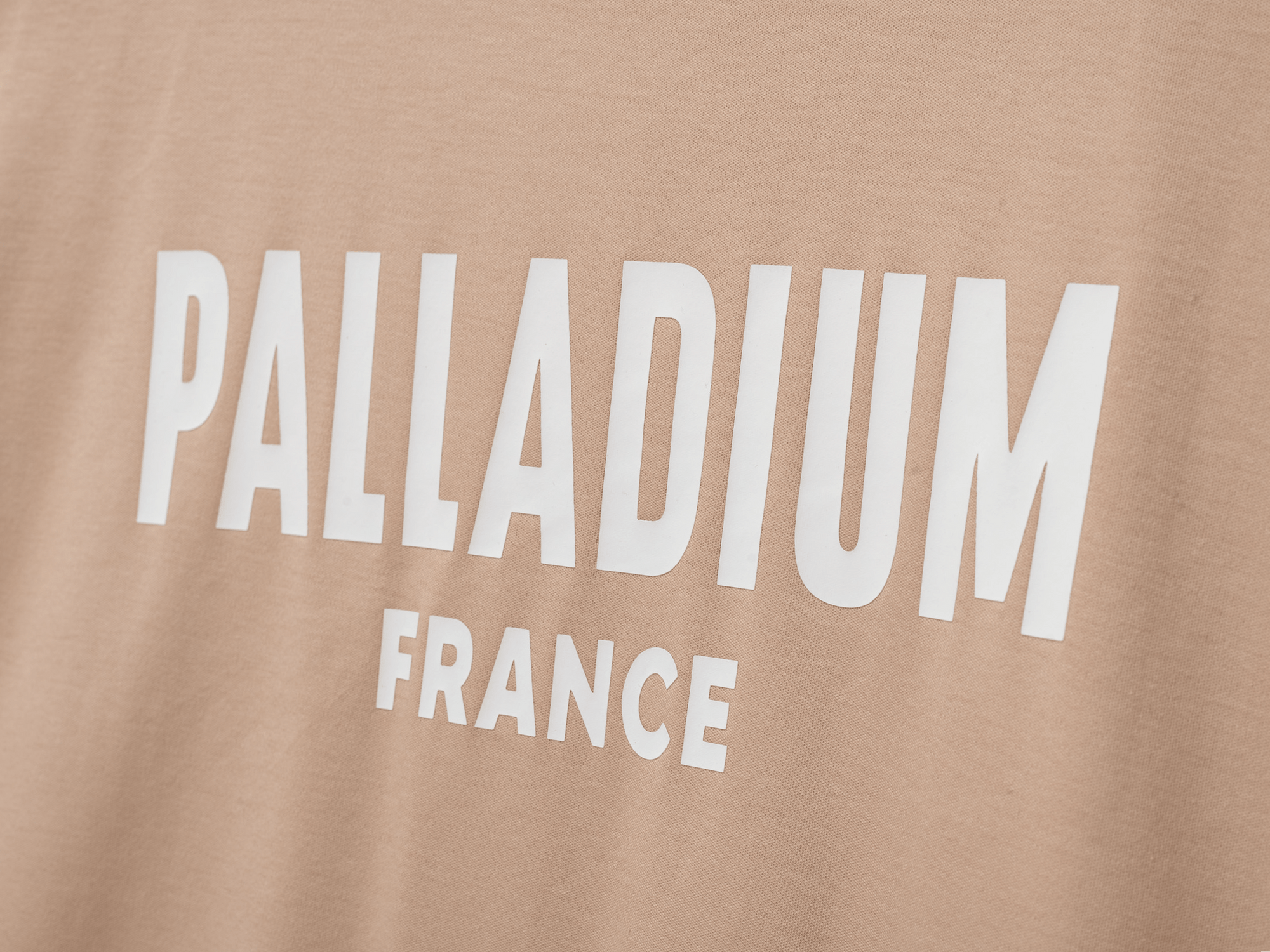 1710934-277 | UNISEX PALLADIUM FRANCE LOGO COTTON T-SHIRT | CUBAN SAND