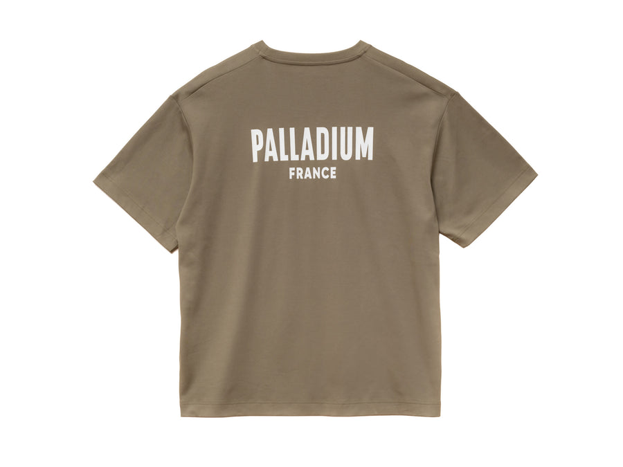 1710934-377 | UNISEX PALLADIUM FRANCE LOGO COTTON T-SHIRT | DUSKY GREEN
