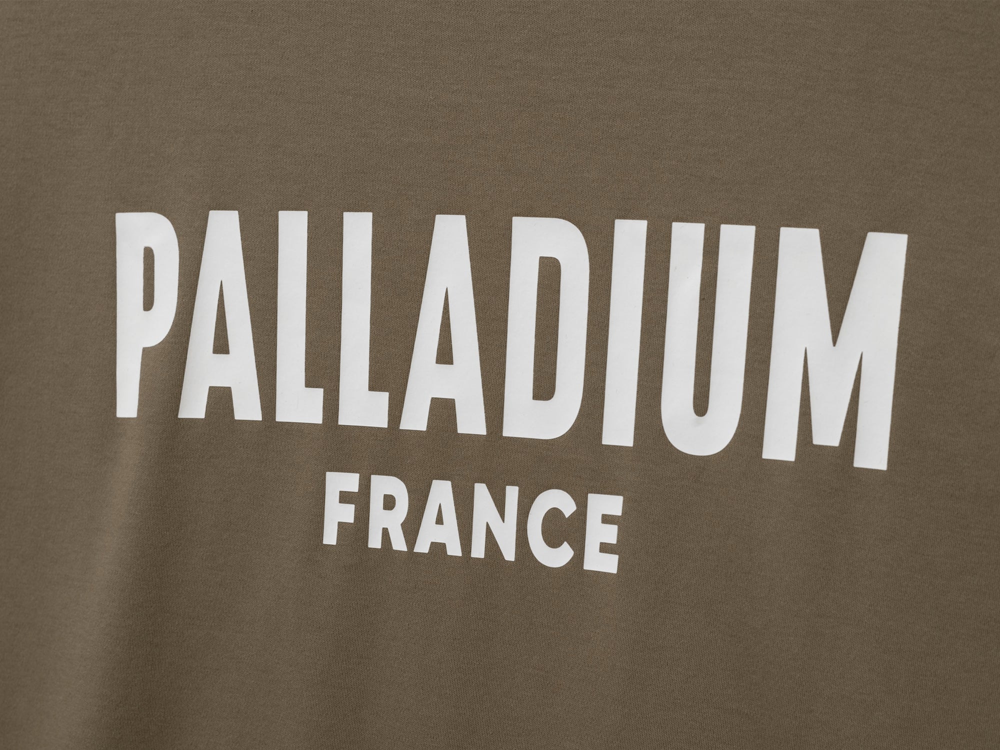 1710934-377 | UNISEX PALLADIUM FRANCE LOGO COTTON T-SHIRT | DUSKY GREEN