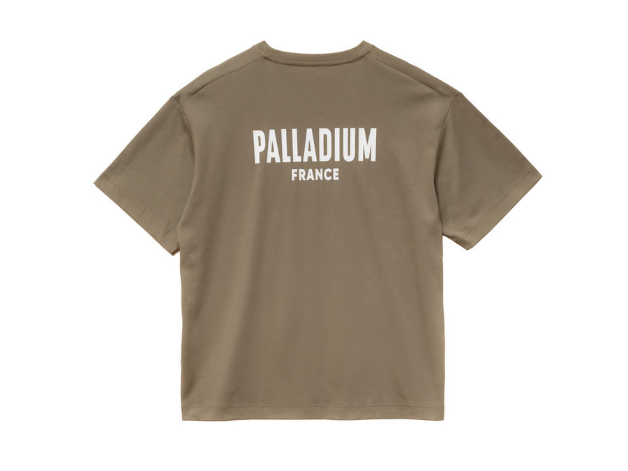1710934-377 | UNISEX PALLADIUM FRANCE LOGO COTTON T-SHIRT | DUSKY GREEN