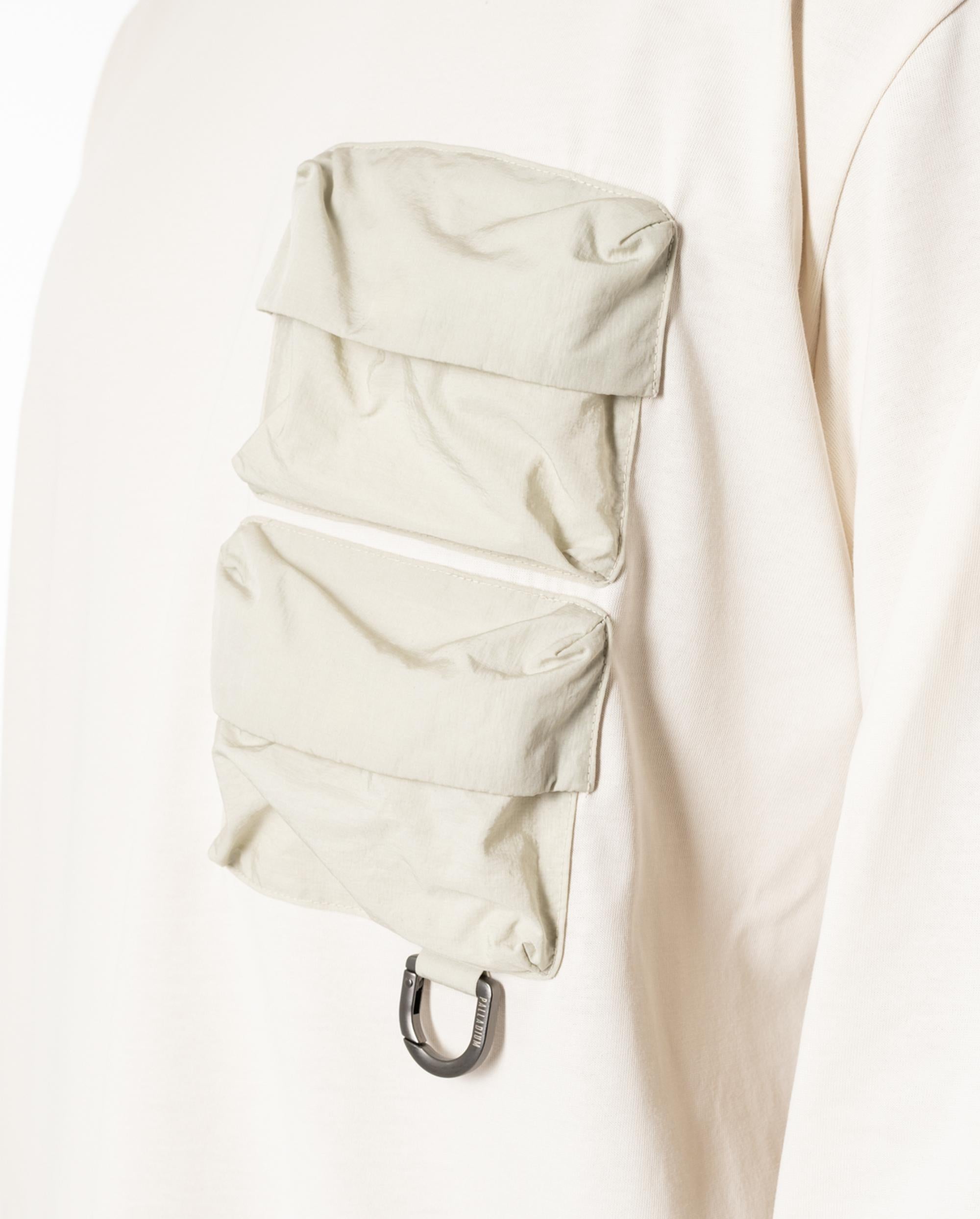 1711711-026 | UNISEX 3D POCKETS LONG SLEEVES T-SHIRT | FRESH GREY