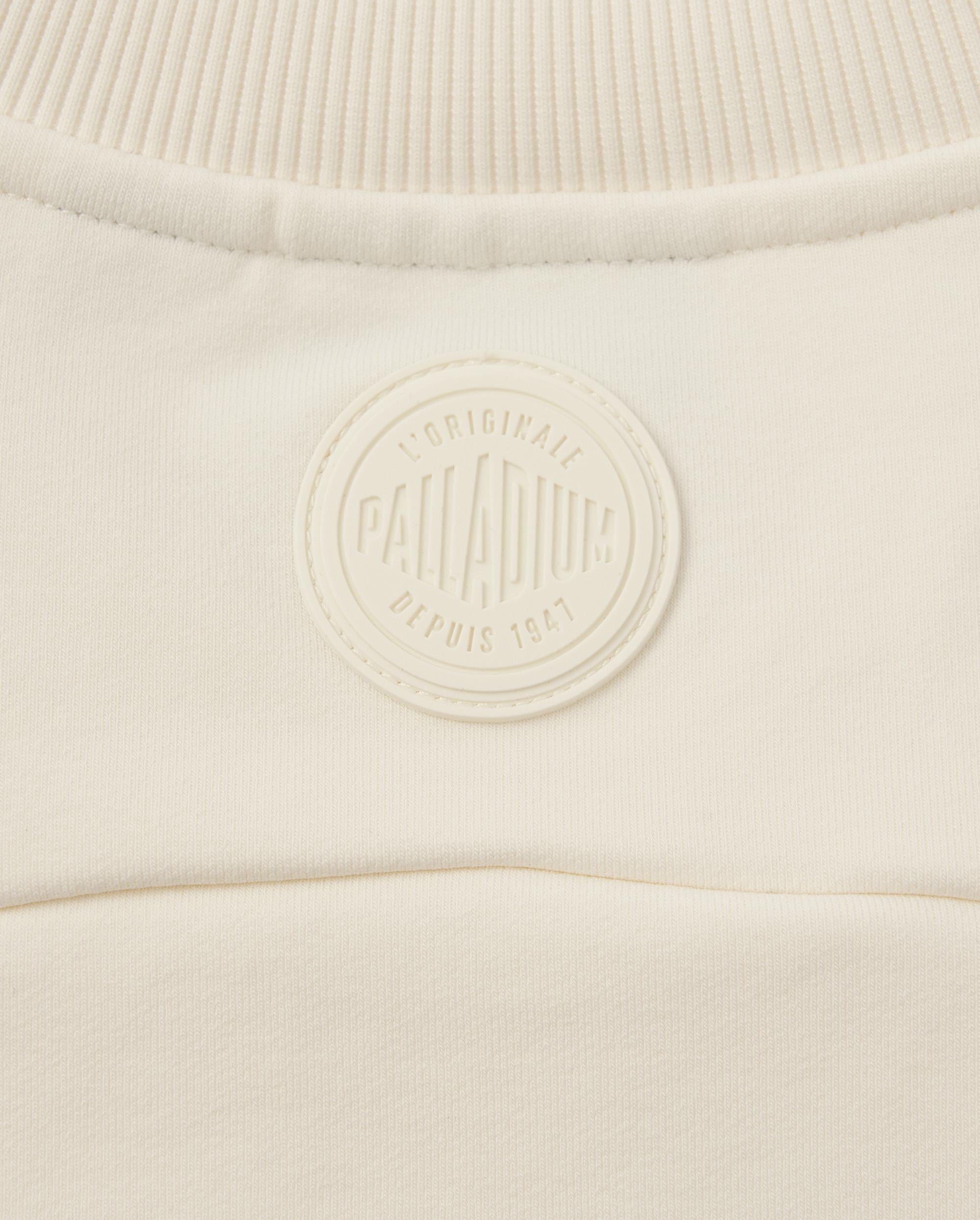 1910443-262 | WOMEN'S PALLADIUM LOGO IRREGULAR HEM SWEATSHIRT | MARSHMALLOW