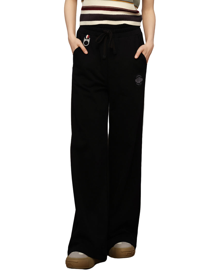 1910444-032 | WOMEN'S PALLADIUM LOGO HIGH WAIST WIDE-LEG PANTS | TAP SHOE