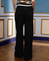 1910444-032 | WOMEN'S PALLADIUM LOGO HIGH WAIST WIDE-LEG PANTS | TAP SHOE