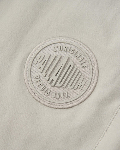 1910469-031 | WOMEN'S PALLADIUM LOGO SHORTS | FLINT GRAY