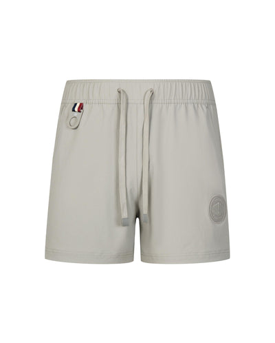 1910469-031 | WOMEN'S PALLADIUM LOGO SHORTS | FLINT GRAY