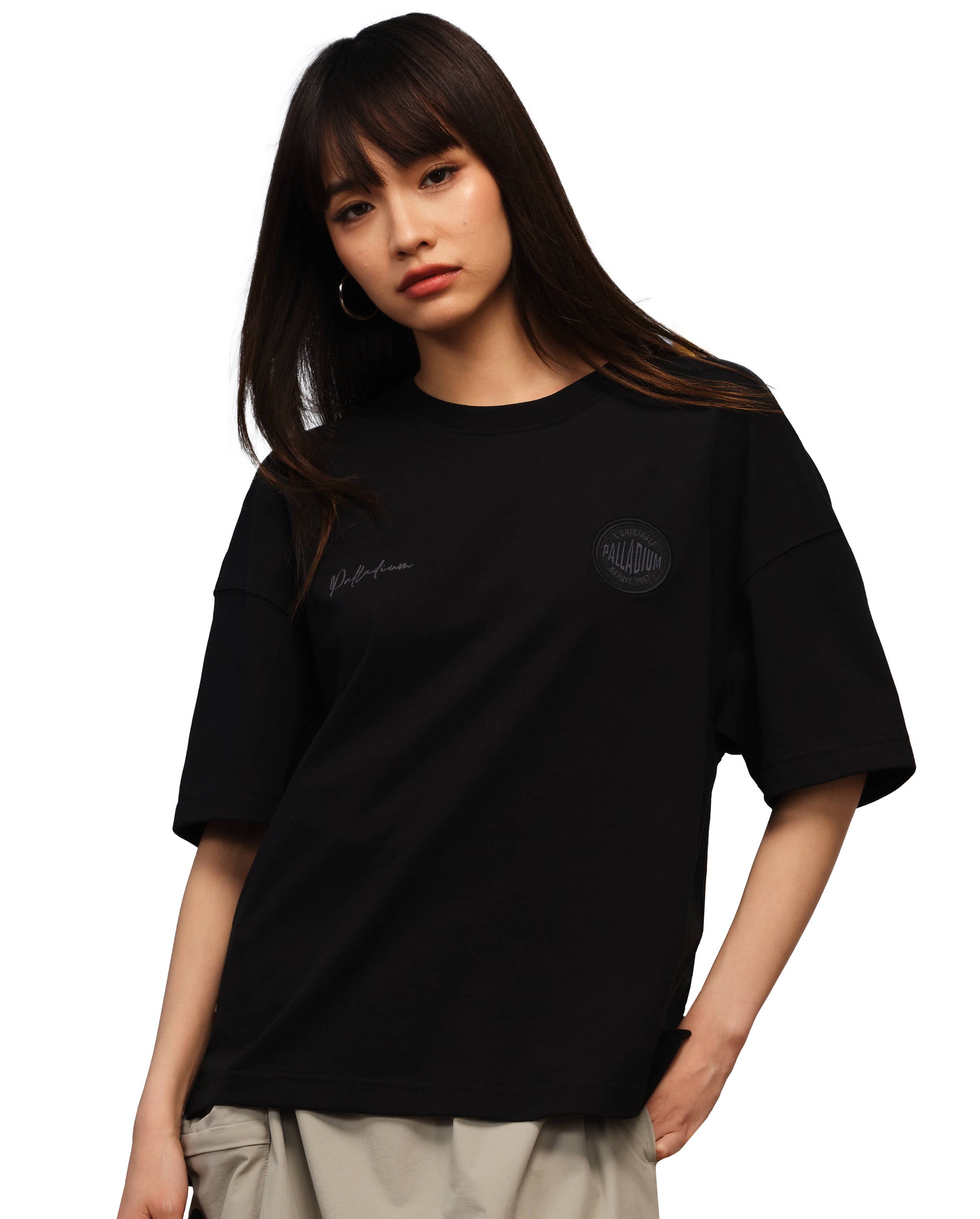1910471-032 | WOMEN'S PALLADIUM LOGO LOOSE FIT T-SHIRT