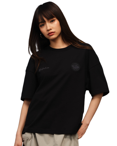 1910471-032 | WOMEN'S PALLADIUM LOGO LOOSE FIT T-SHIRT | TAP SHOE