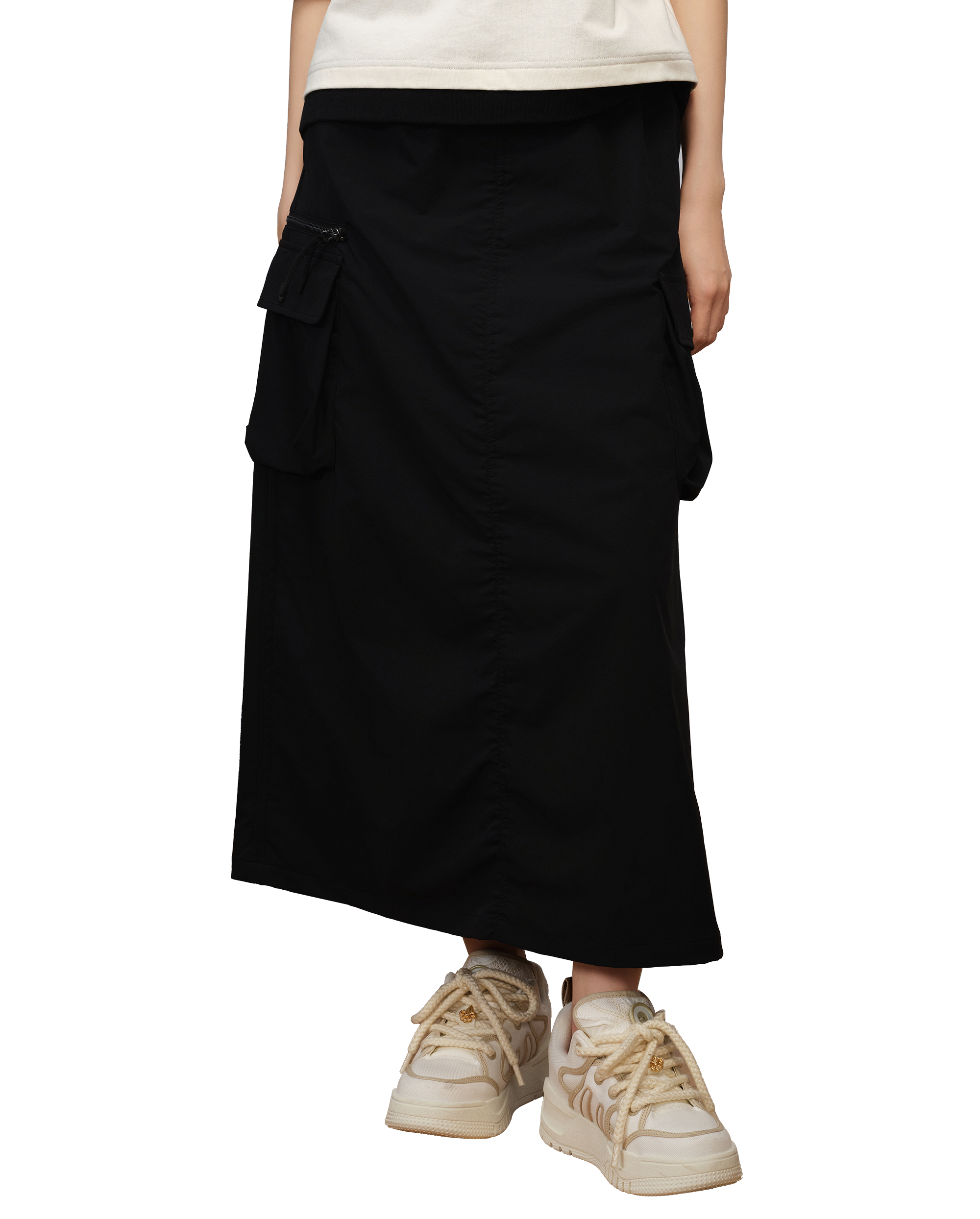 1910474-032 | WOMEN'S PALLADIUM LOGO CARGO SKIRT | TAP SHOE