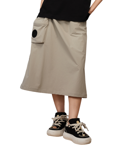 1910475-031 | WOMEN'S CARGO MIDI SKIRT | FLINT GRAY
