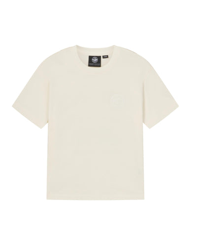 1910485-232 | WOMEN'S PALLADIUM LOGO COTTON T-SHIRT | VANILLA ICE