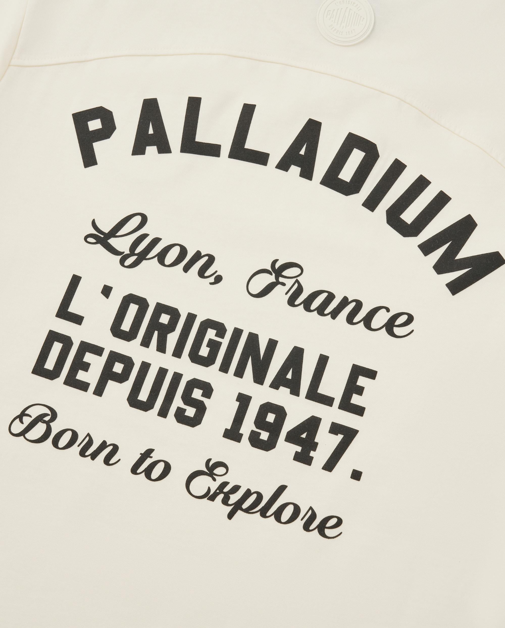 1910485-232 | WOMEN'S PALLADIUM LOGO COTTON T-SHIRT | VANILLA ICE