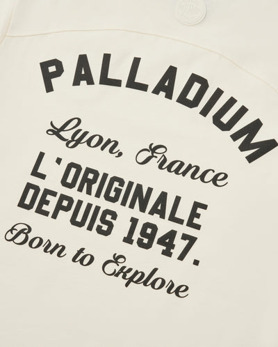 1910485-232 | WOMEN'S PALLADIUM LOGO COTTON T-SHIRT | VANILLA ICE