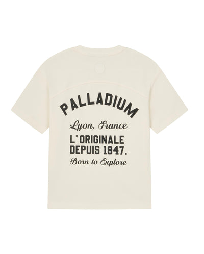 1910485-232 | WOMEN'S PALLADIUM LOGO COTTON T-SHIRT | VANILLA ICE