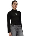 1910513-032 | WOMEN'S IRIS LOGO SLIM-FIT LONG SLEEVES T-SHIRT