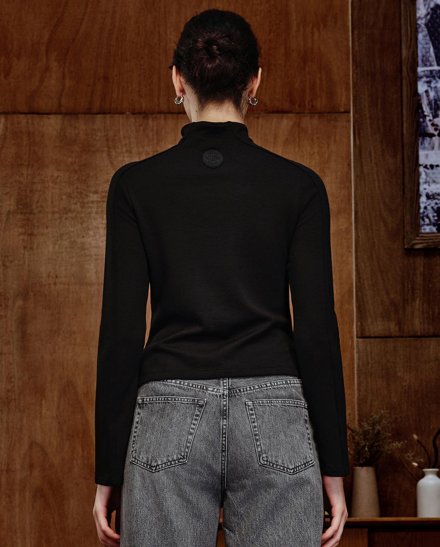 1910513-032 | WOMEN'S IRIS LOGO SLIM-FIT LONG SLEEVES T-SHIRT