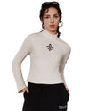 1910513-262 | WOMEN'S IRIS LOGO SLIM-FIT LONG SLEEVES T-SHIRT