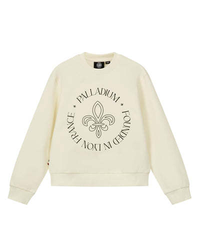 1910516-232 | WOMEN'S PALLADIUM LOGO SWEATSHIRT | VANILLA ICE