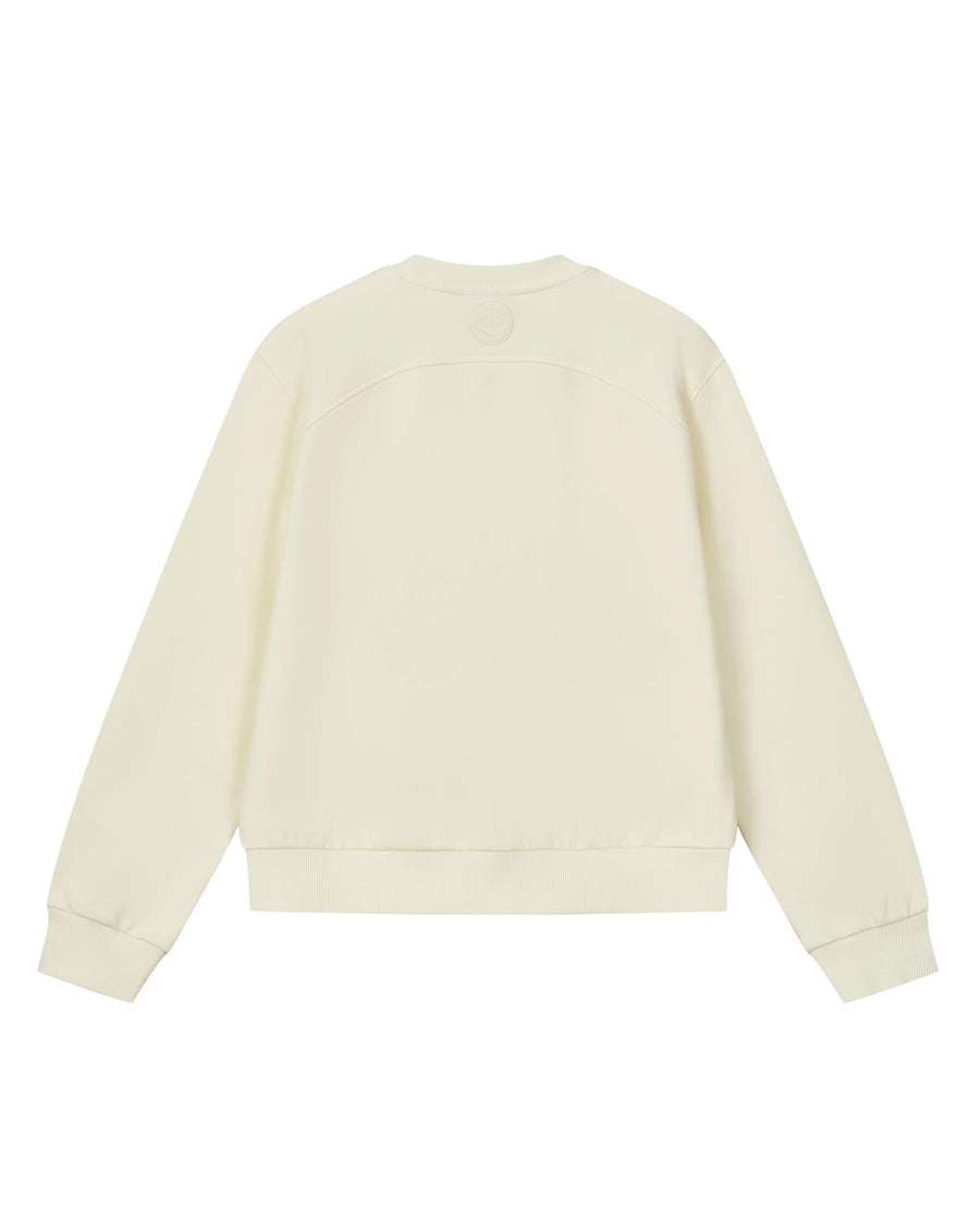 1910516-232 | WOMEN'S PALLADIUM LOGO SWEATSHIRT | VANILLA ICE