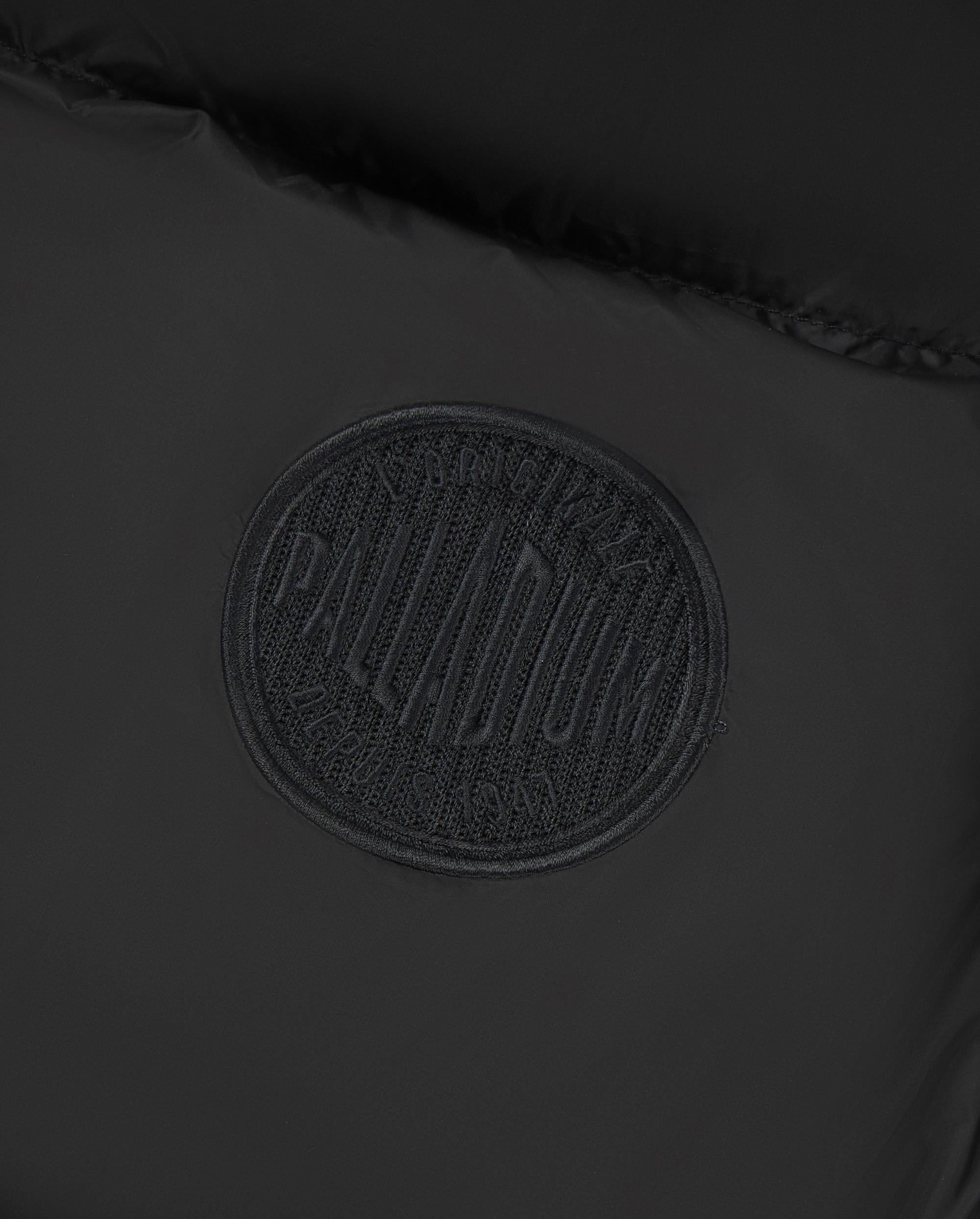 1910519-032 | WOMEN'S PALLADIUM LOGO HOODED DOWN VEST | TAP SHOE