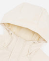 1910525-262 | WOMEN'S PALLADIUM LOGO HOODED DOWN JACKET | MARSHMALLOW