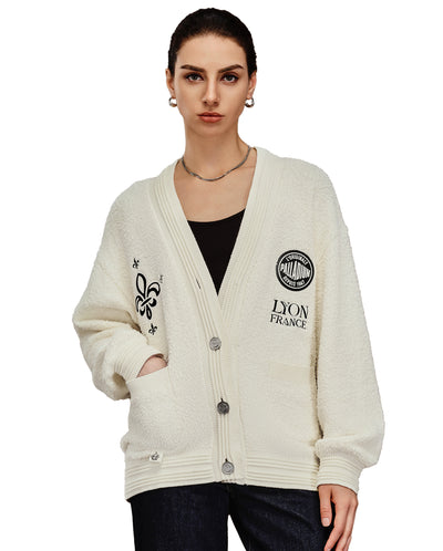 1910674-264 | WOMEN'S PALLADIUM LOGO CARDIGAN | SWEET CORN