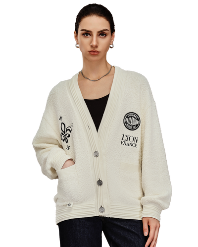 1910674-264 | WOMEN'S PALLADIUM LOGO CARDIGAN | SWEET CORN