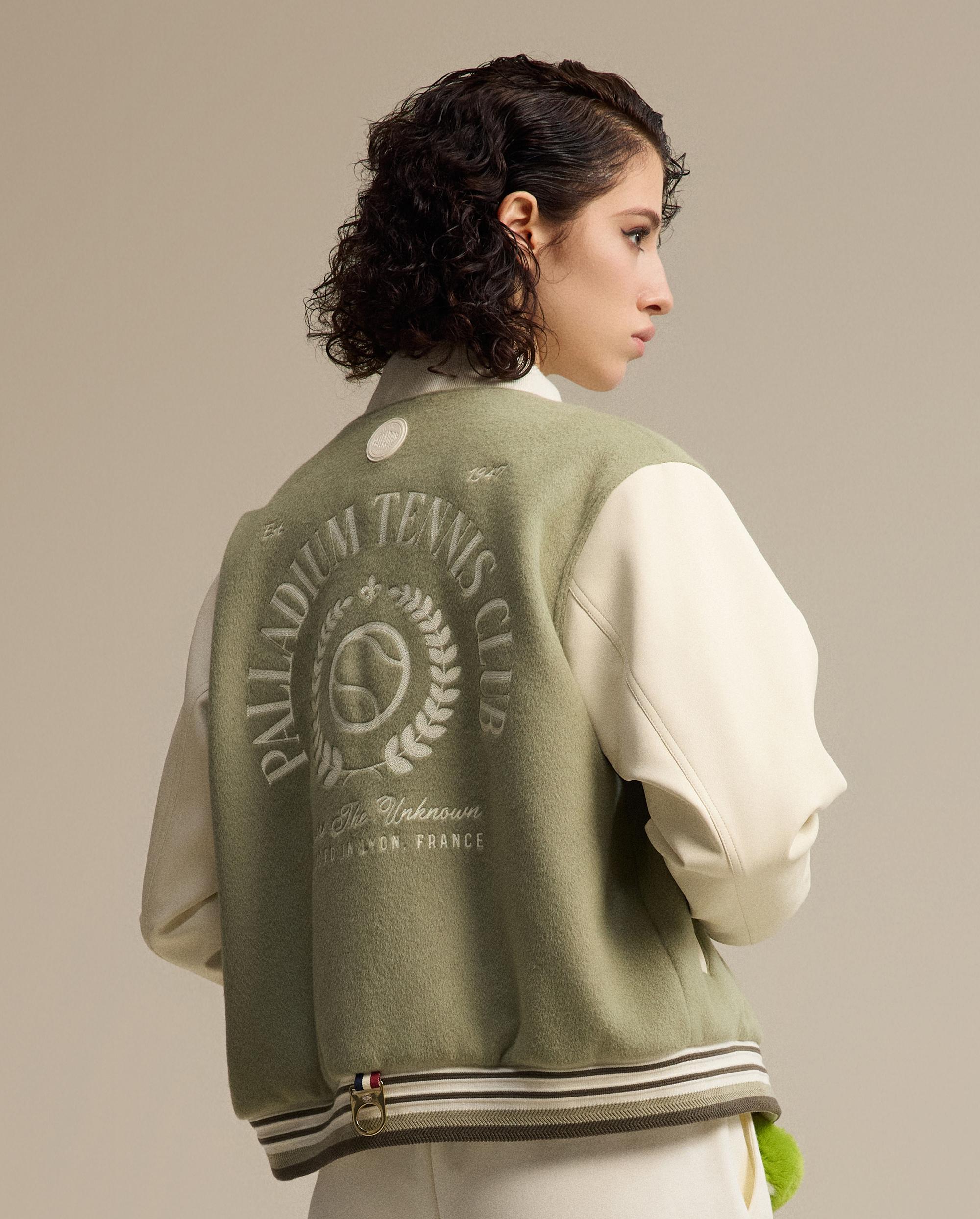 1911354-362 | WOMEN'S TENNIS CLUB LOGO COLOR BLOCKS JACKET | TEA