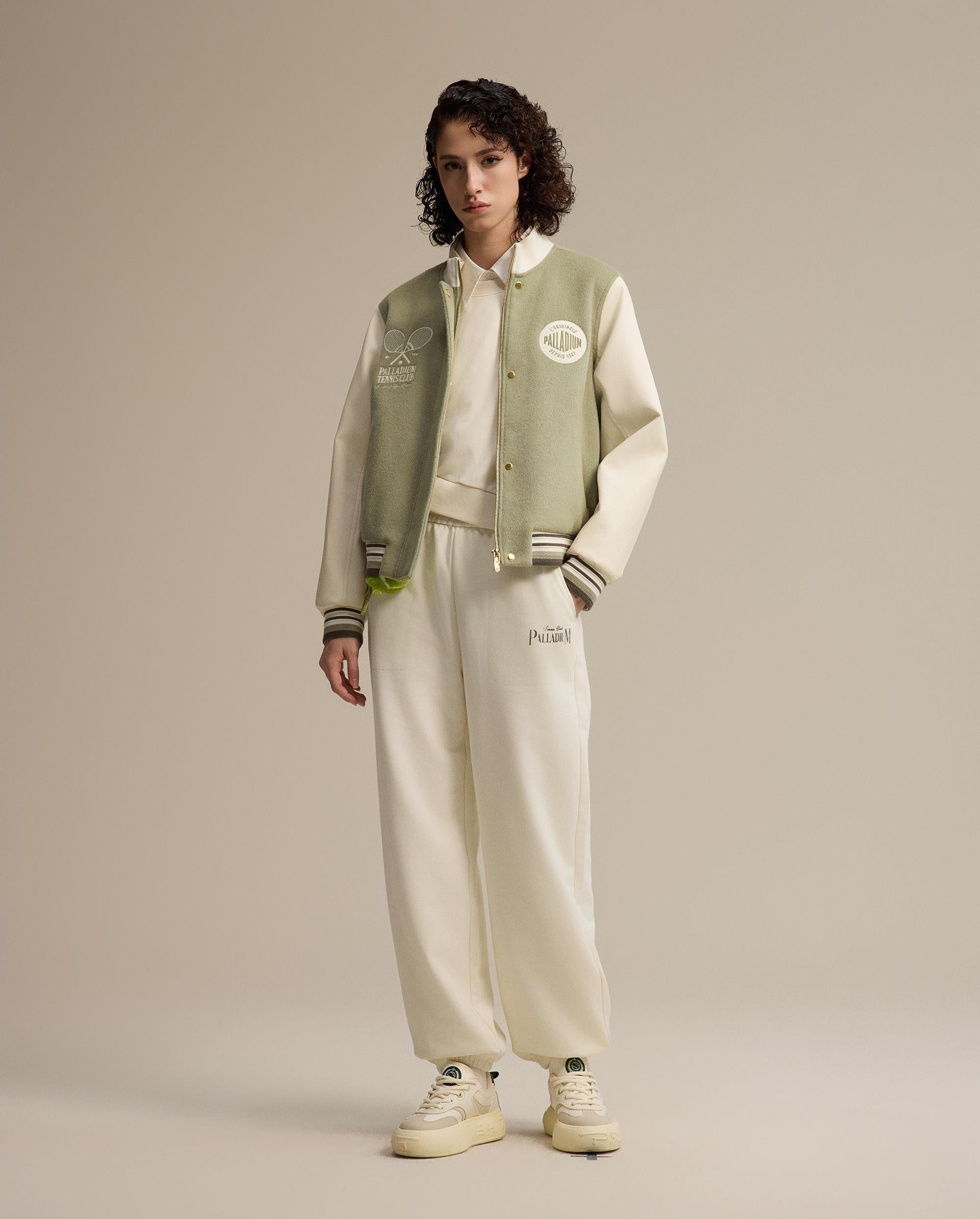 1911354-362 | WOMEN'S TENNIS CLUB LOGO COLOR BLOCKS JACKET | TEA