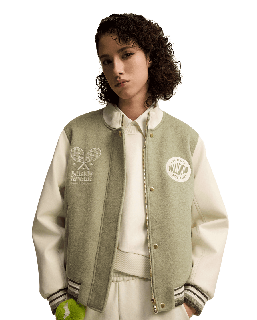 1911354-362 | WOMEN'S TENNIS CLUB LOGO COLOR BLOCKS JACKET | TEA