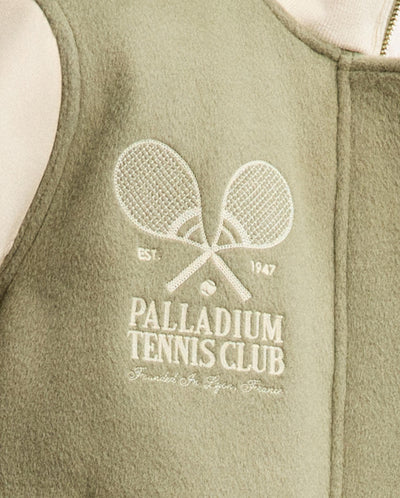 1911354-362 | WOMEN'S TENNIS CLUB LOGO COLOR BLOCKS JACKET | TEA