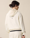 1911360-232 | WOMEN'S PALLADIUM TENNIS CLUB LOGO HOODIE | VANILLA ICE